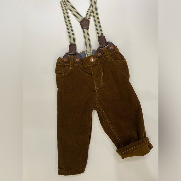 LIKE NEW ✨ H&M boy OVERALLS 👖 Size: 4-6M - Picture 1 of 8